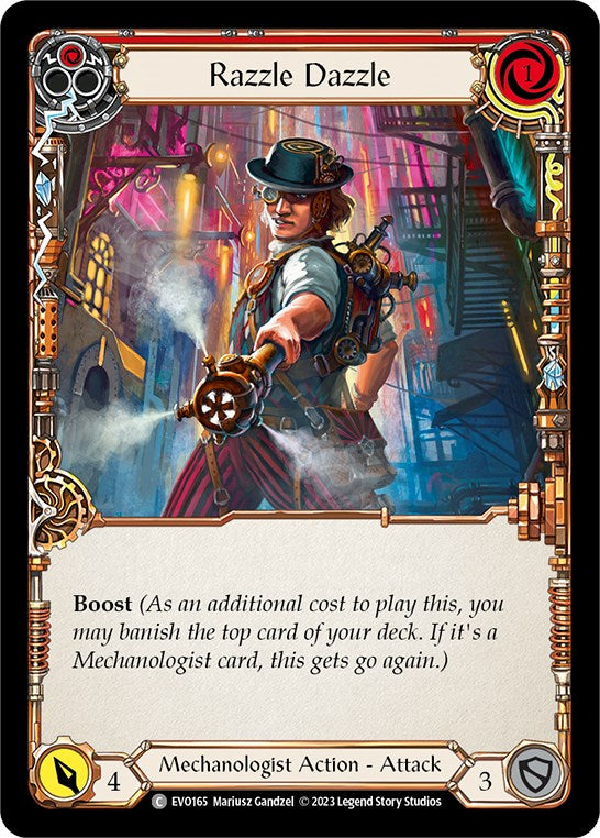 Razzle Dazzle (Red) [EVO165] (Bright Lights)  Rainbow Foil | Good Games Modbury