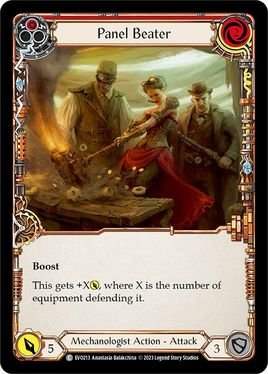 Panel Beater (Red) [EVO213] (Bright Lights)  Rainbow Foil | Good Games Modbury