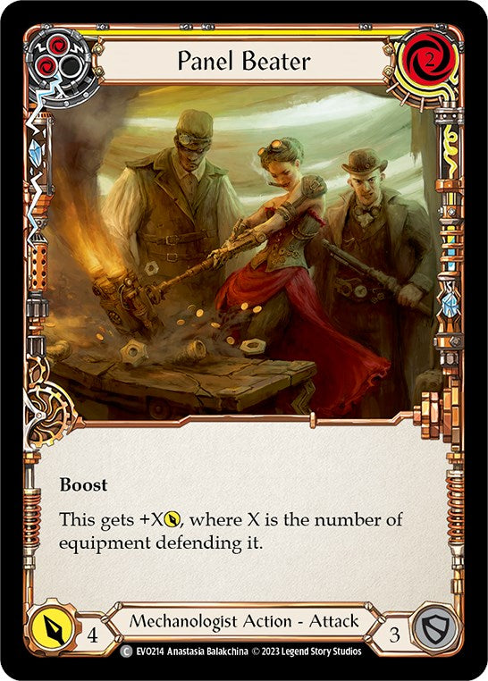 Panel Beater (Yellow) [EVO214] (Bright Lights)  Rainbow Foil | Good Games Modbury