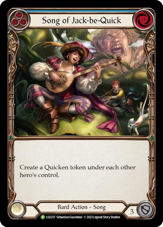 Song of Jack-be-Quick [LGS217] (Promo)  Rainbow Foil | Good Games Modbury