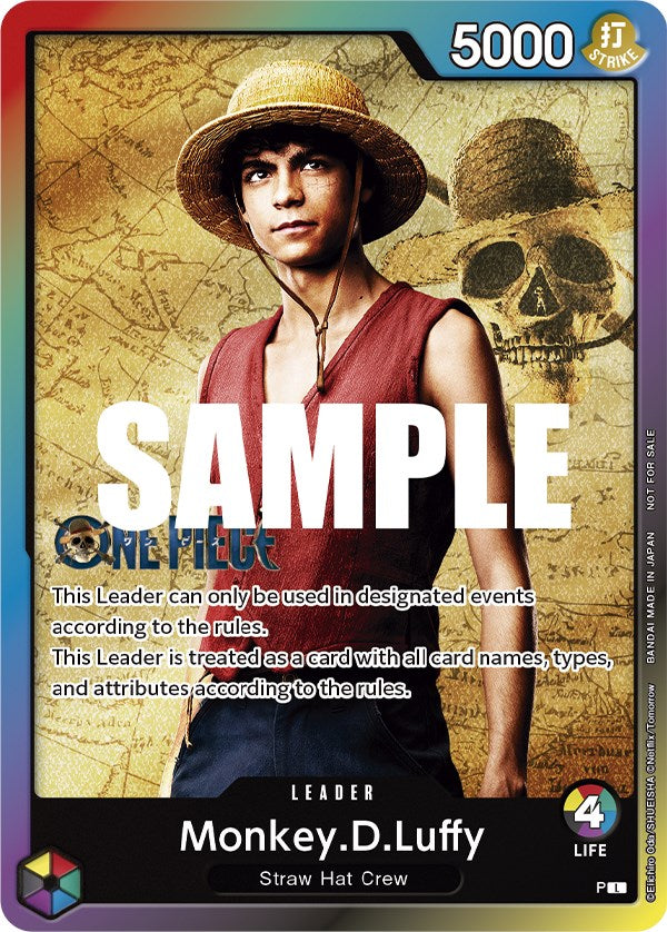 Monkey.D.Luffy (Leader Pack - Live Action) (Sealed Battle 2023 Vol. 1) [One Piece Promotion Cards] | Good Games Modbury