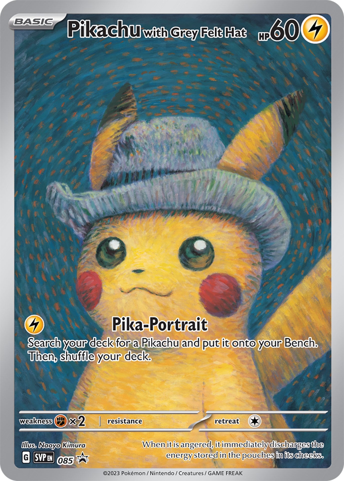 Pikachu with Grey Felt Hat (085) [Scarlet & Violet: Black Star Promos] | Good Games Modbury