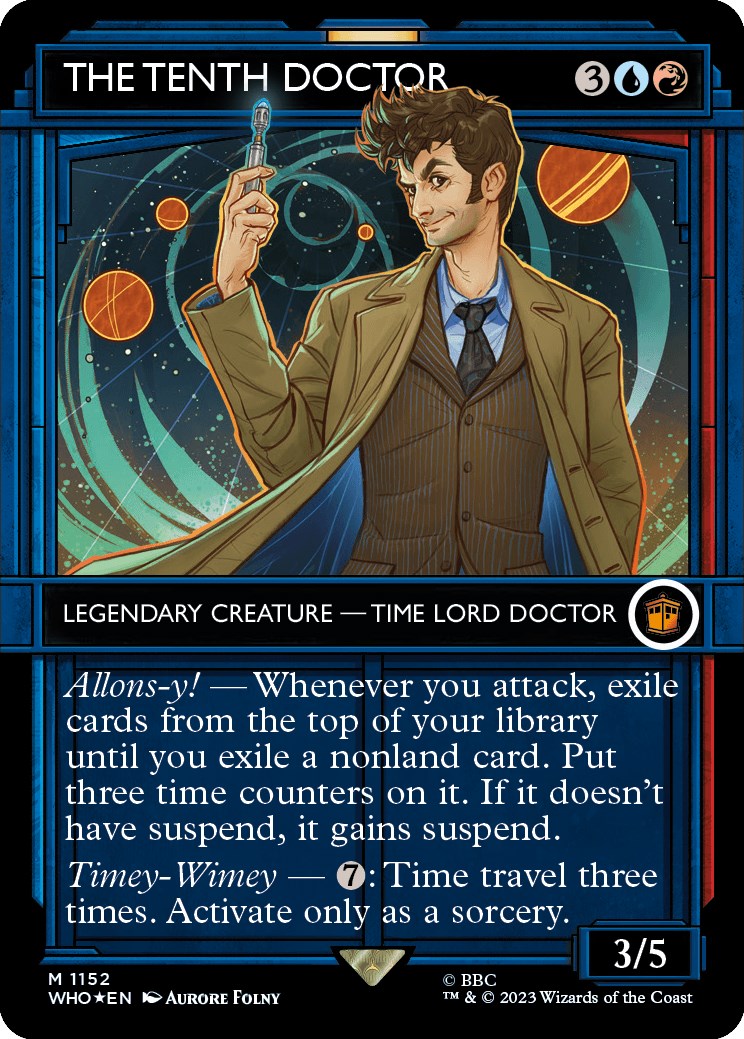 The Tenth Doctor (Showcase) (Surge Foil) [Doctor Who] | Good Games Modbury