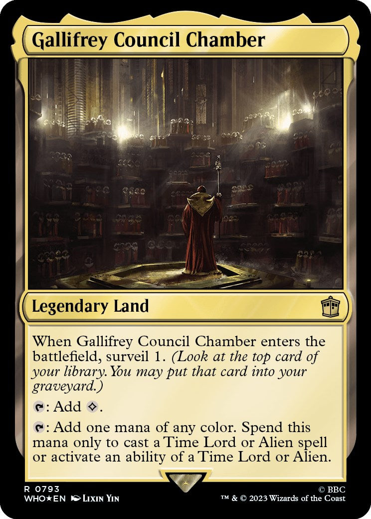 Gallifrey Council Chamber (Surge Foil) [Doctor Who] | Good Games Modbury