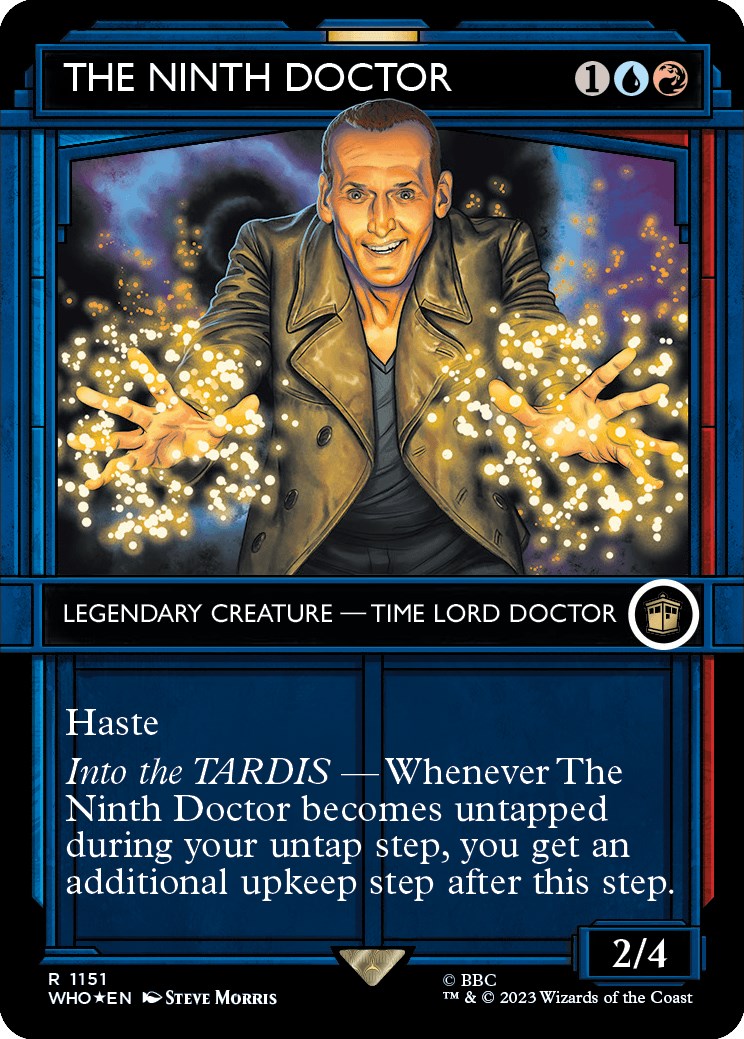 The Ninth Doctor (Showcase) (Surge Foil) [Doctor Who] | Good Games Modbury