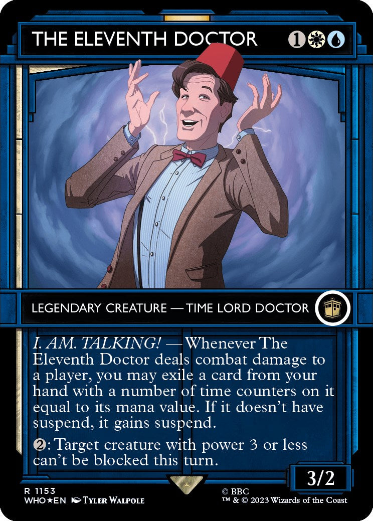 The Eleventh Doctor (Showcase) (Surge Foil) [Doctor Who] | Good Games Modbury