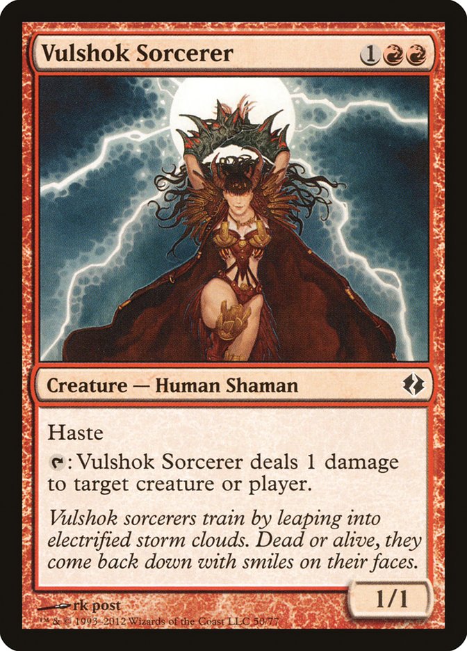Vulshok Sorcerer 50/77 (Duel Decks: Venser vs. Koth)  | Good Games Modbury