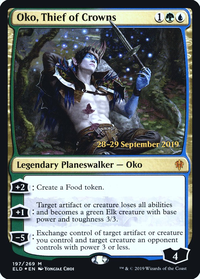 Oko, Thief of Crowns [Throne of Eldraine Prerelease Promos] | Good Games Modbury