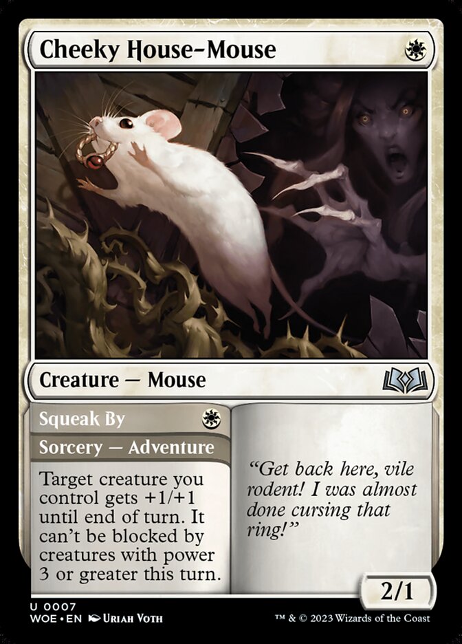 Cheeky House-Mouse // Squeak By 7/276 (Wilds of Eldraine)  | Good Games Modbury