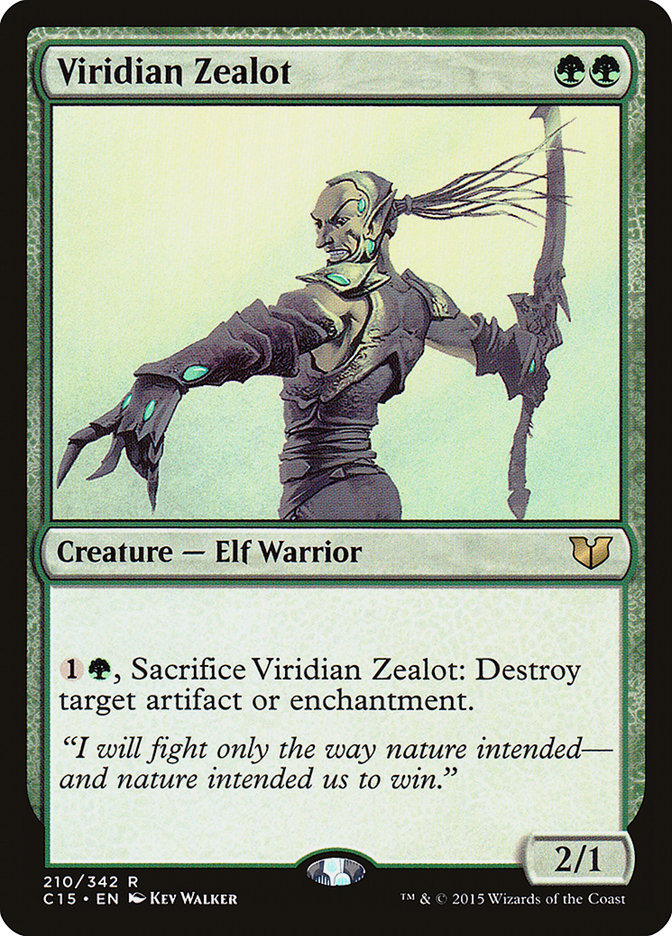 Viridian Zealot [Commander 2015] | Good Games Modbury