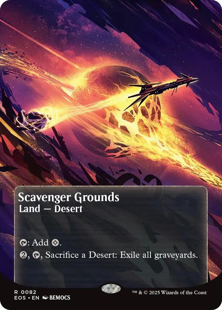 Scavenger Grounds  82/45 (Edge of Eternities: Stellar Sights)  - Borderless | Good Games Modbury