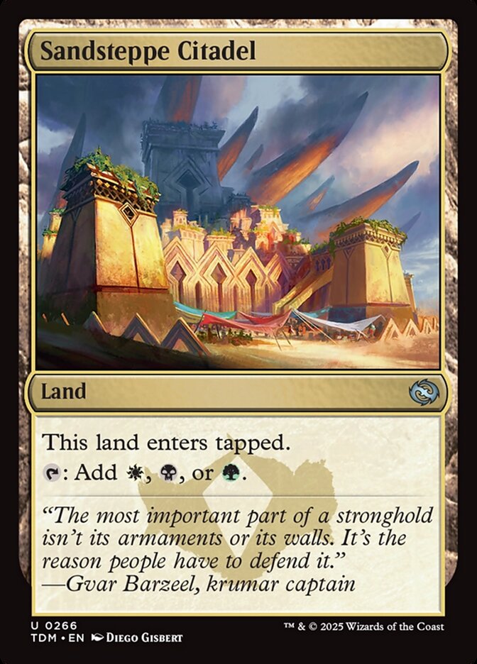 Sandsteppe Citadel 266 (Tarkir: Dragonstorm)  | Good Games Modbury