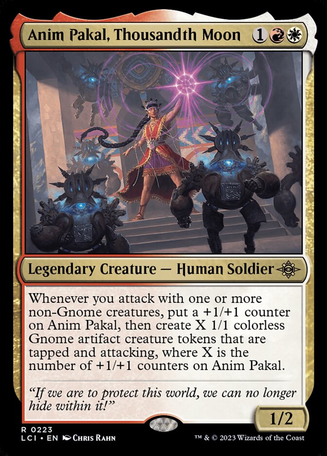 Anim Pakal, Thousandth Moon 223 (The Lost Caverns of Ixalan)  - Foil | Good Games Modbury