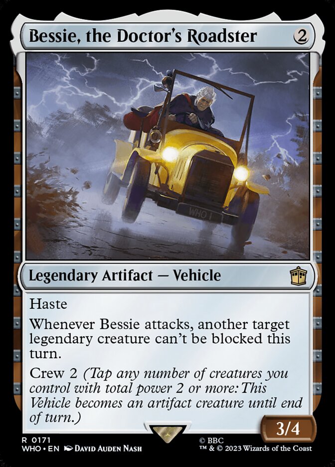 Bessie, the Doctor's Roadster 171 (Universes Beyond: Doctor Who)  - Foil | Good Games Modbury