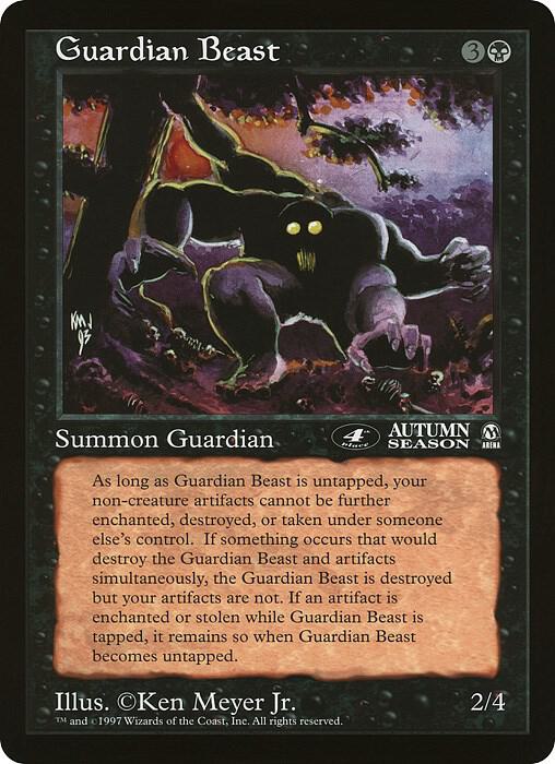 Guardian Beast 4th Place Arena League  (Oversize Cards)  | Good Games Modbury