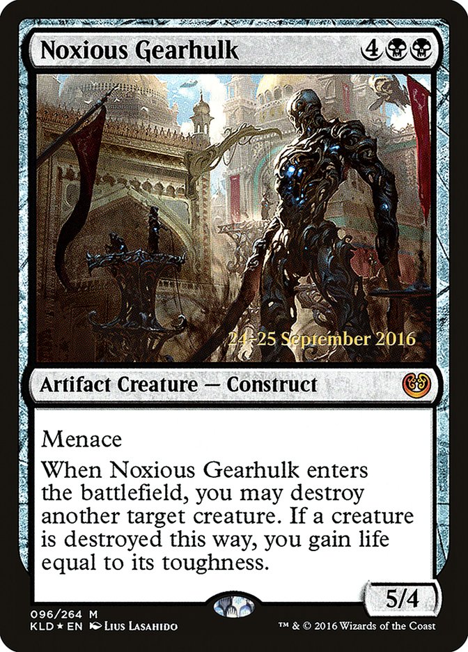 Noxious Gearhulk [Kaladesh Prerelease Promos] | Good Games Modbury