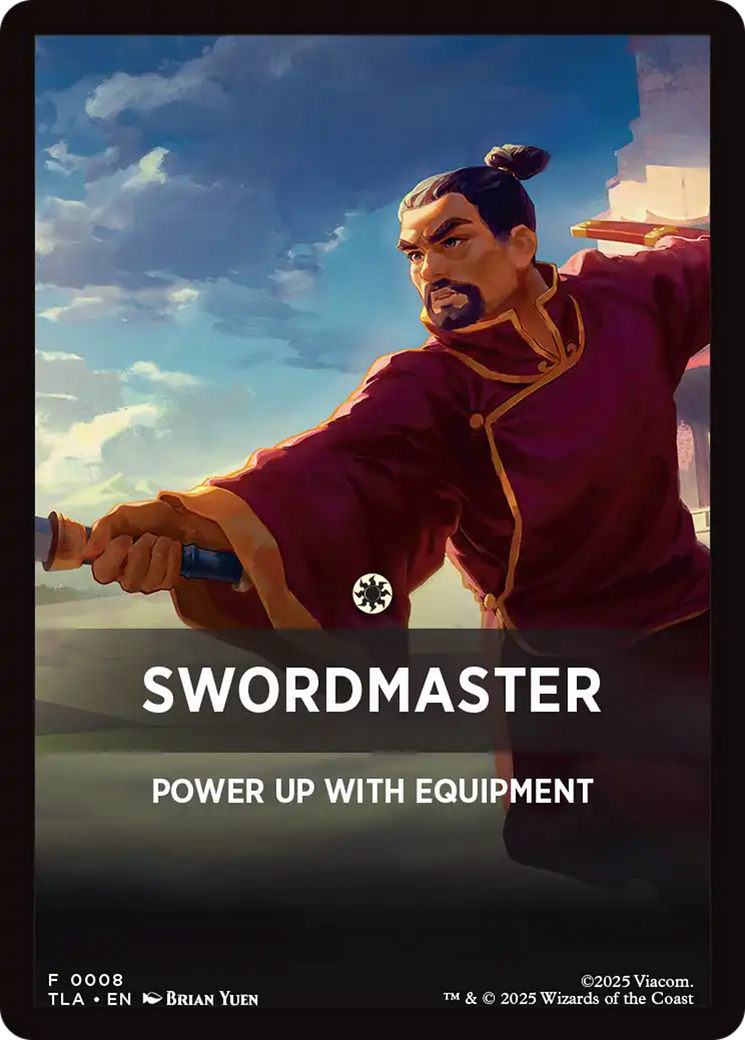 Swordmaster Theme Card [Avatar: The Last Airbender Tokens] | Good Games Modbury