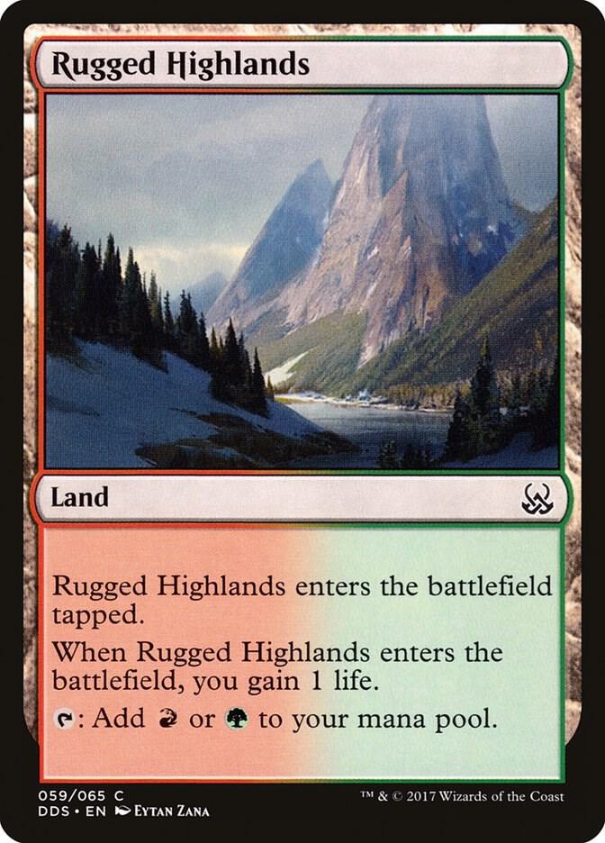 Rugged Highlands 59/65 (Duel Decks: Mind vs. Might)  | Good Games Modbury