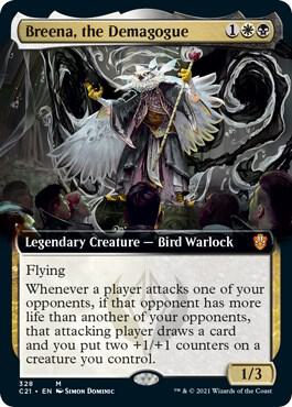 Breena the Demagogue Extended Art 328/81 (Commander 2021)  | Good Games Modbury
