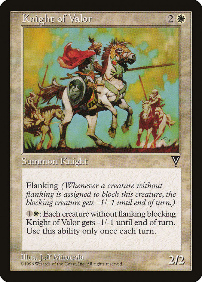 Knight of Valor 11/167 (Visions)  | Good Games Modbury