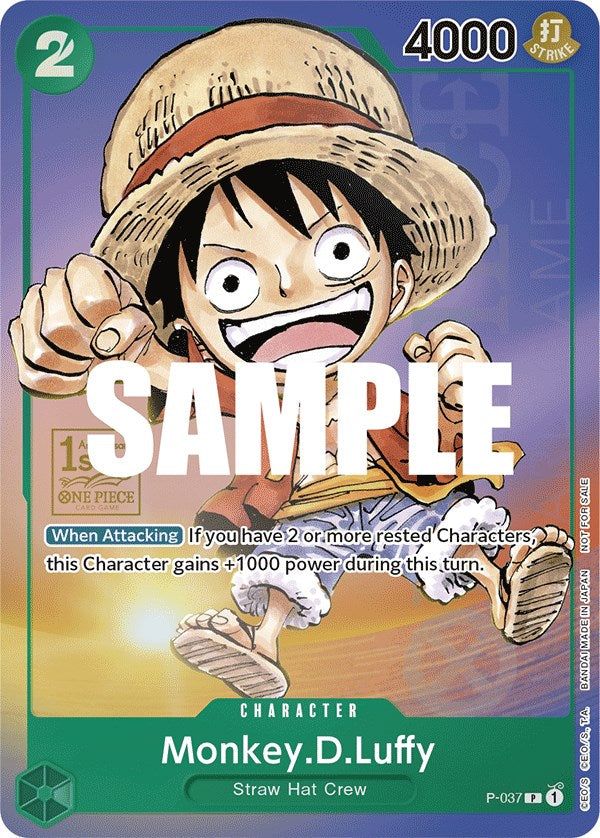 Monkey.D.Luffy (1st Anniversary Tournament) [One Piece Promotion Cards] | Good Games Modbury