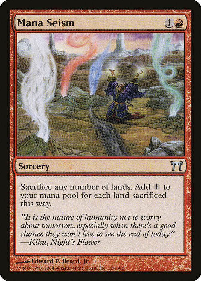 Mana Seism 179/306 (Champions of Kamigawa)  - Foil | Good Games Modbury