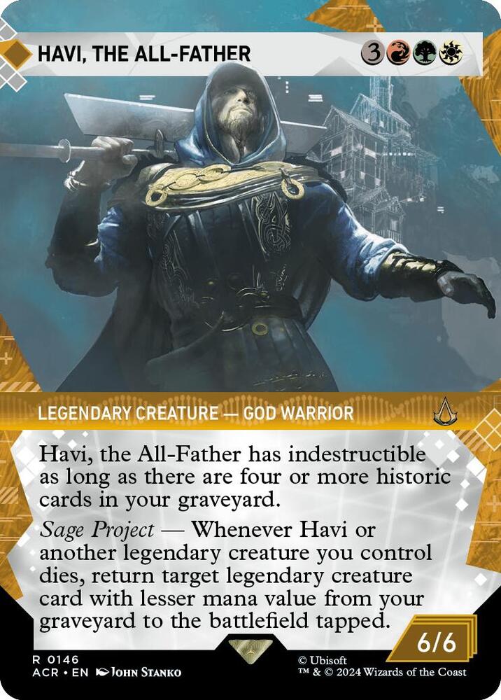 Havi, the All-Father 146 (Universes Beyond: Assassin's Creed)  - Showcase Foil | Good Games Modbury