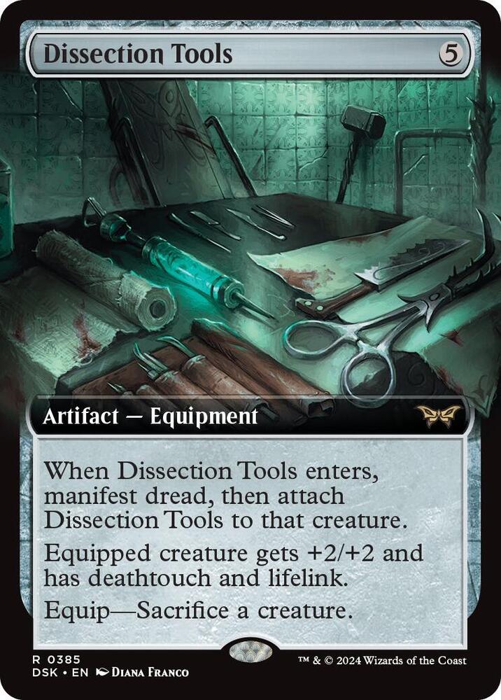 Dissection Tools 385/286 (Duskmourn: House of Horror)  - Extended Art | Good Games Modbury