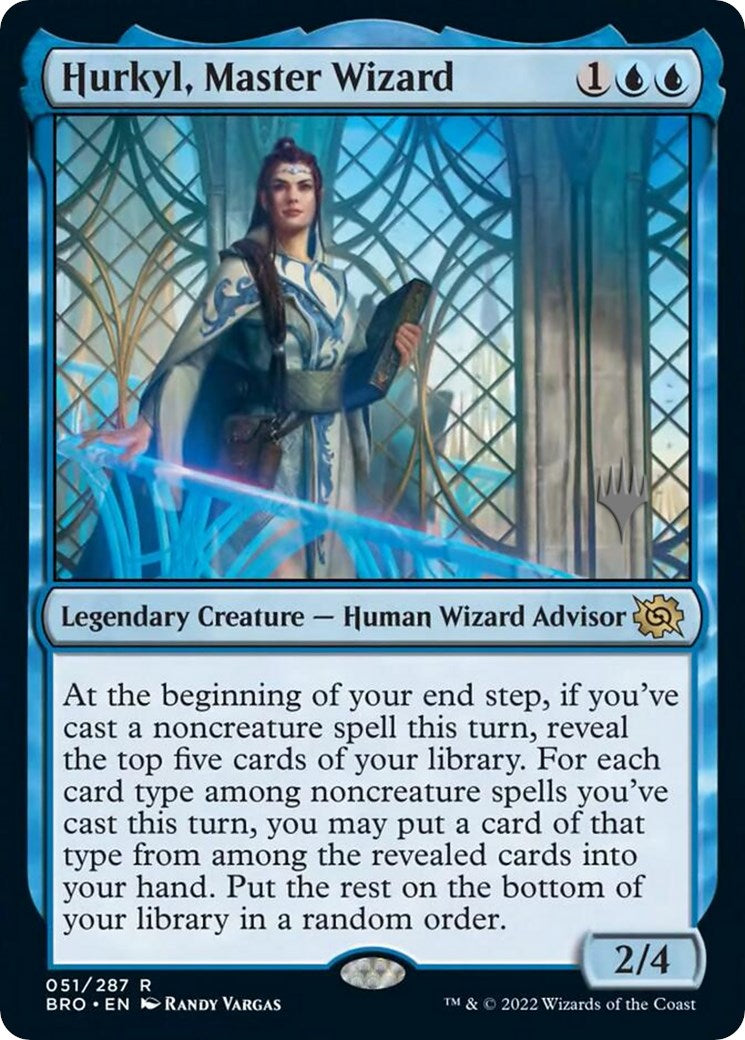 Hurkyl, Master Wizard (Promo Pack) [The Brothers' War Promos] | Good Games Modbury