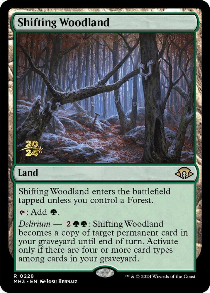 Shifting Woodland 228s/90 (Prerelease Cards)  - Foil | Good Games Modbury