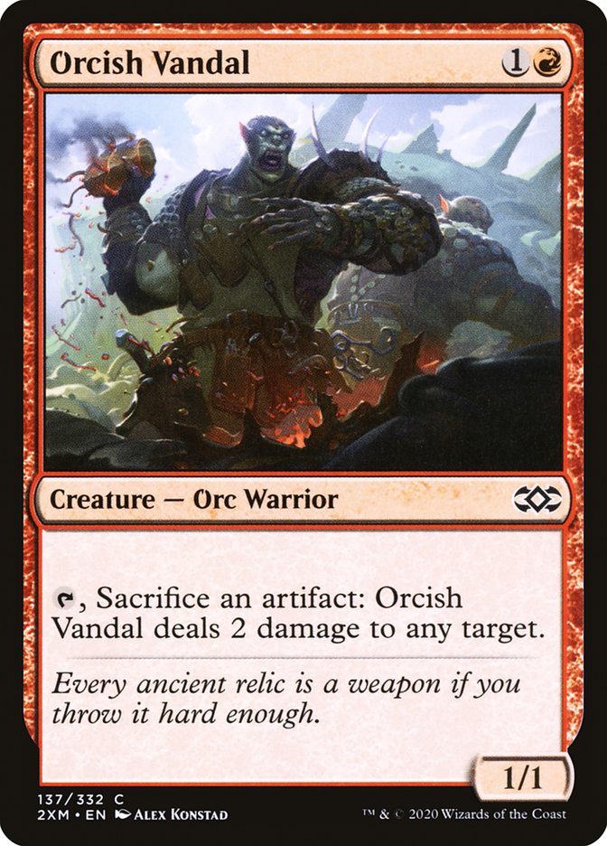 Orcish Vandal 137/332 (Double Masters)  | Good Games Modbury