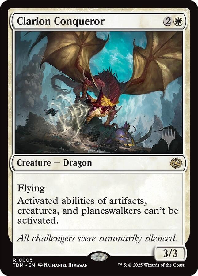 Clarion Conqueror 5 (Promo Pack: Tarkir: Dragonstorm)  | Good Games Modbury