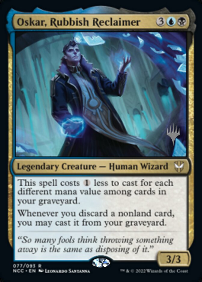 Oskar, Rubbish Reclaimer (Promo Pack) [Streets of New Capenna Commander Promos] | Good Games Modbury