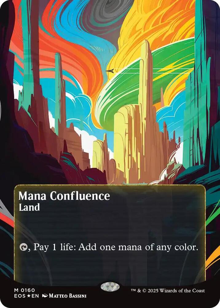 Mana Confluence  160/45 (Edge of Eternities: Stellar Sights)  - Borderless Galaxy Foil | Good Games Modbury