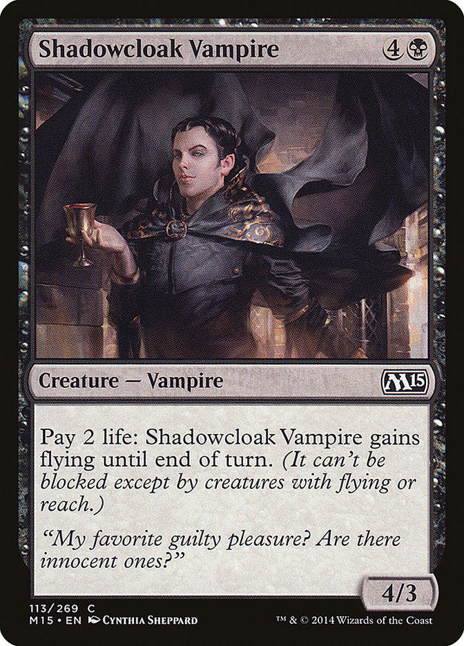 Shadowcloak Vampire [Magic 2015] | Good Games Modbury