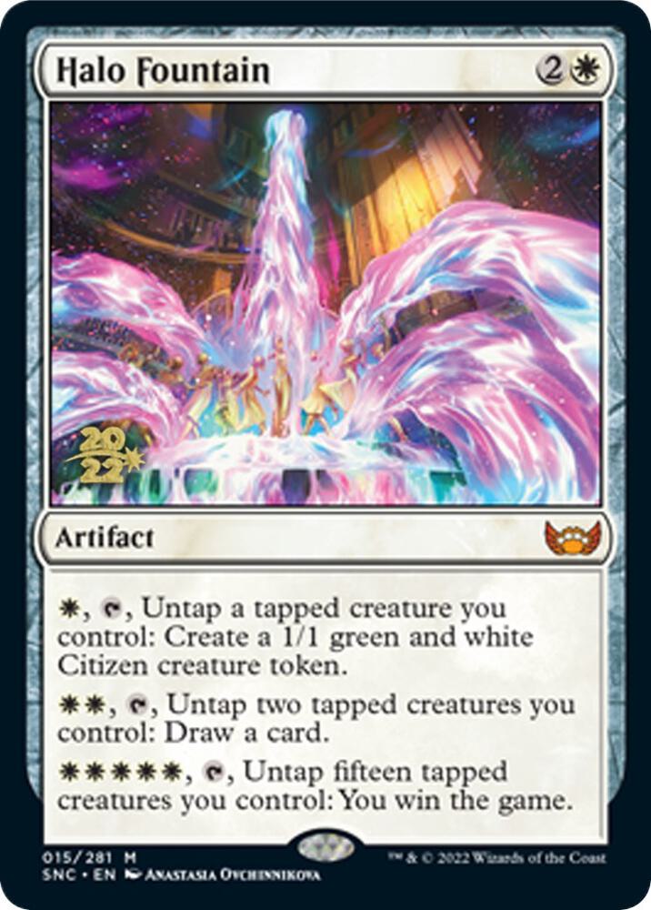 Halo Fountain 15s/161 (Prerelease Cards)  - Foil | Good Games Modbury
