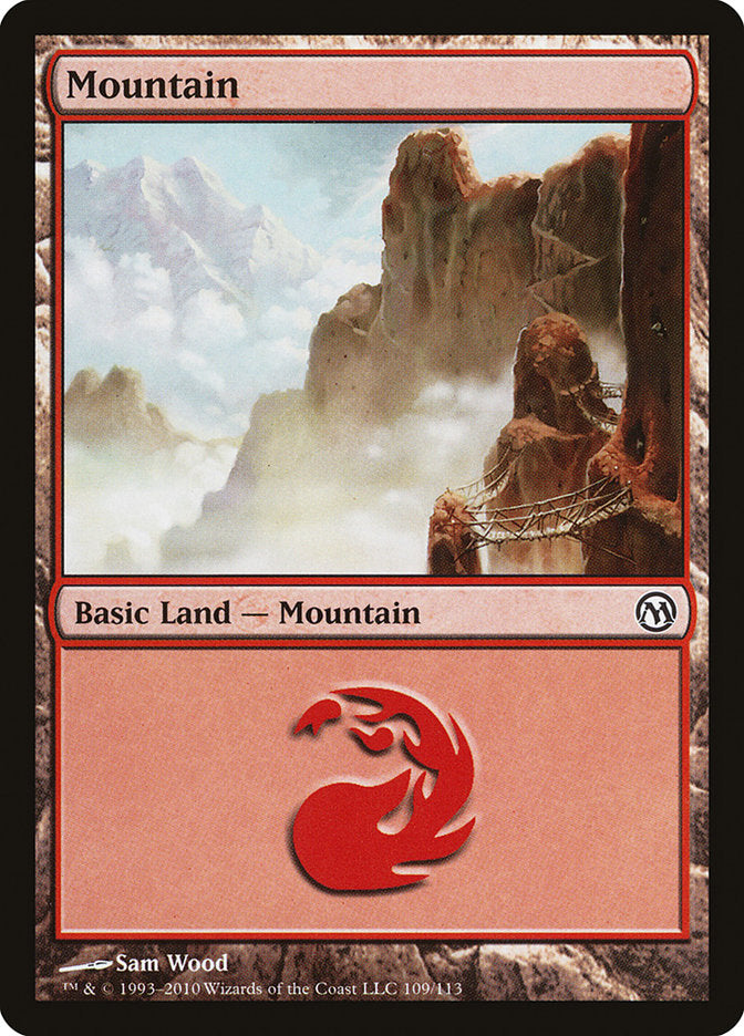 Mountain (109) [Duels of the Planeswalkers] | Good Games Modbury