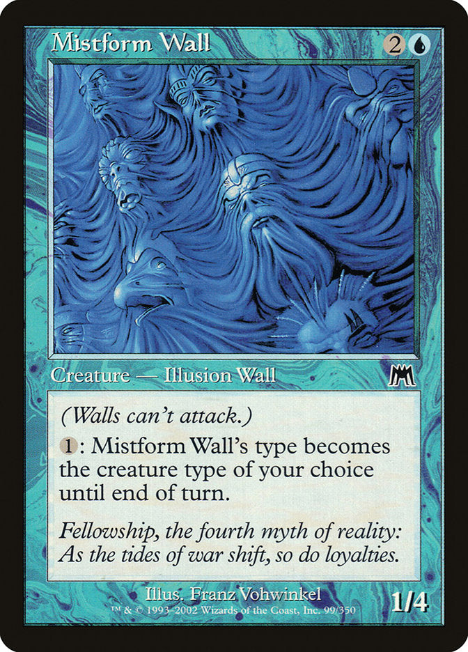 Mistform Wall [Onslaught] | Good Games Modbury