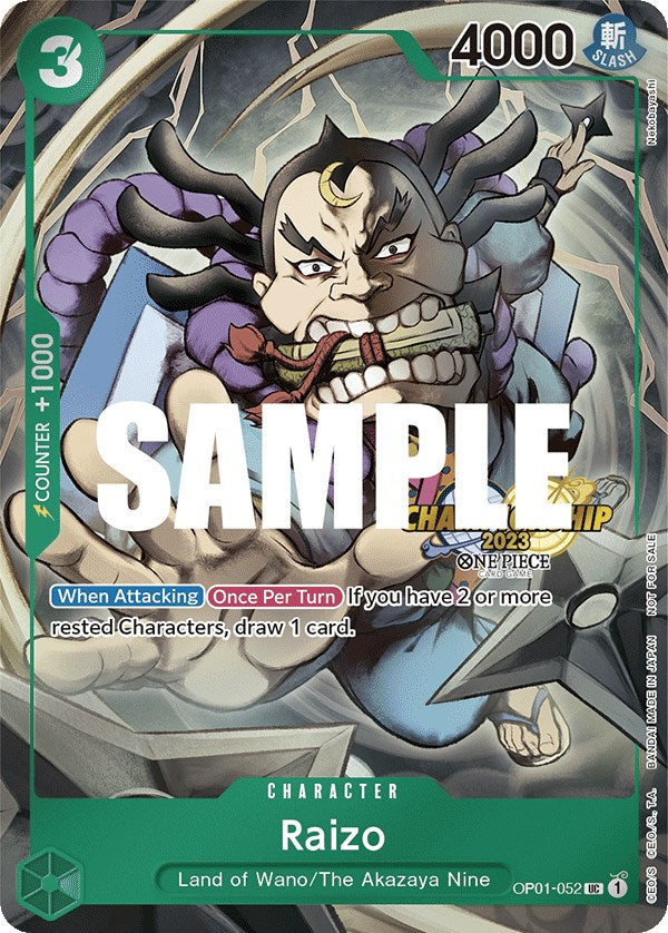 Raizo (CS 2023 Event Pack) [One Piece Promotion Cards] | Good Games Modbury