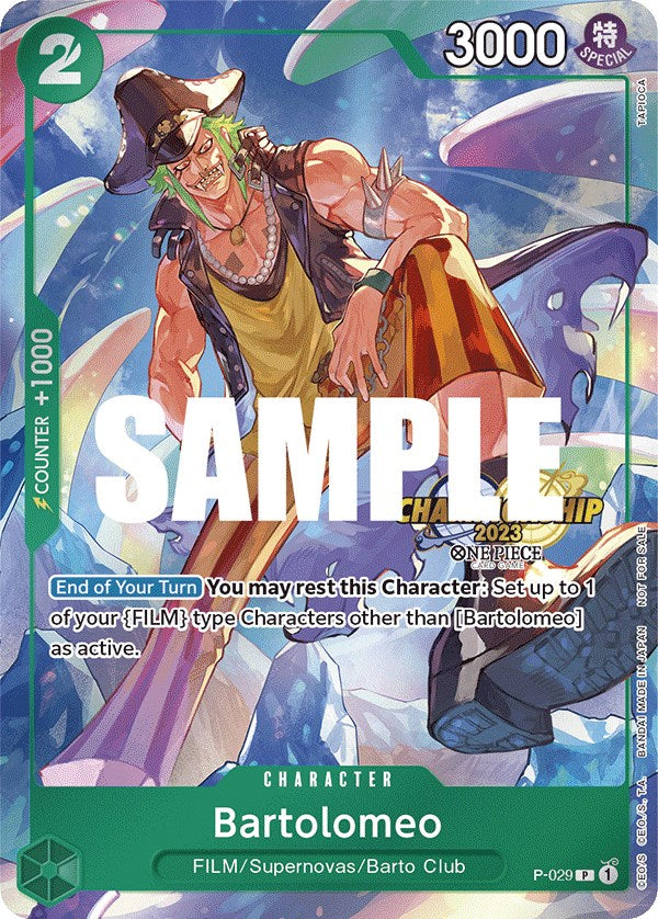 Bartolomeo (CS 2023 Event Pack) [One Piece Promotion Cards] | Good Games Modbury