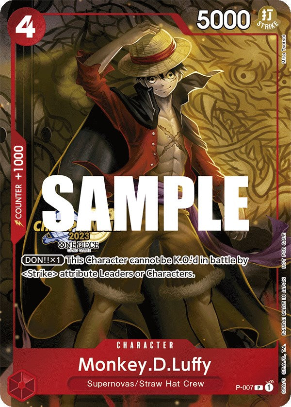 Monkey.D.Luffy (CS 2023 Celebration Pack) [One Piece Promotion Cards] | Good Games Modbury