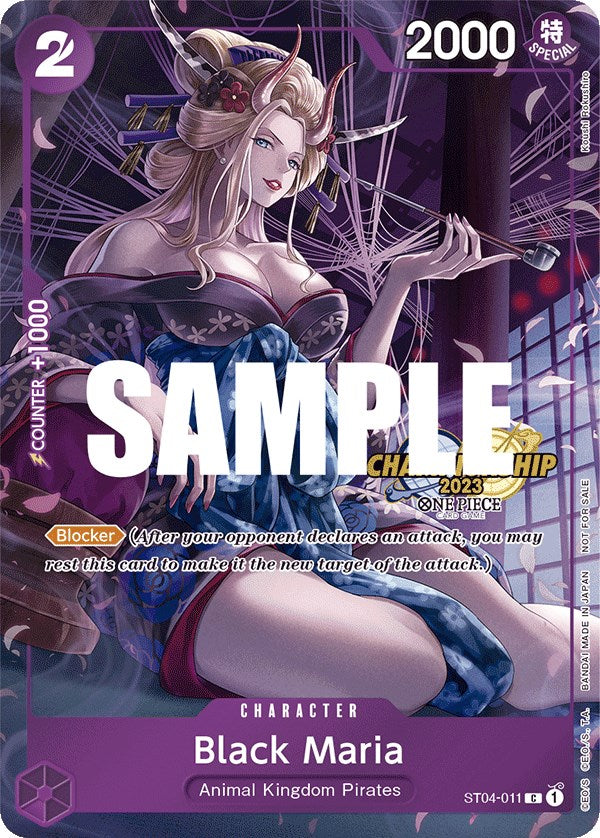 Black Maria (CS 2023 Celebration Pack) [One Piece Promotion Cards] | Good Games Modbury