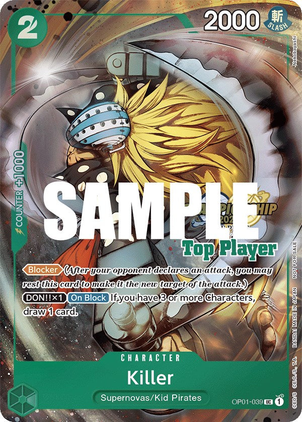 Killer (CS 2023 Top Players Pack) [One Piece Promotion Cards] | Good Games Modbury