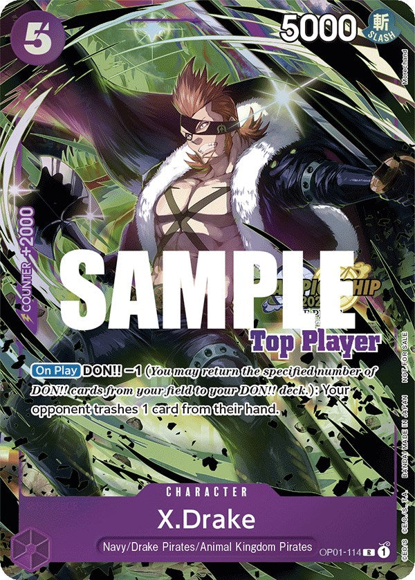 X.Drake (CS 2023 Top Players Pack) [One Piece Promotion Cards] | Good Games Modbury