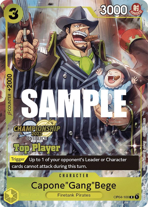 Capone"Gang"Bege (CS 2023 Top Players Pack) [One Piece Promotion Cards] | Good Games Modbury