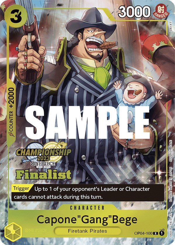 Capone"Gang"Bege (CS 2023 Top Players Pack) [Finalist] [One Piece Promotion Cards] | Good Games Modbury