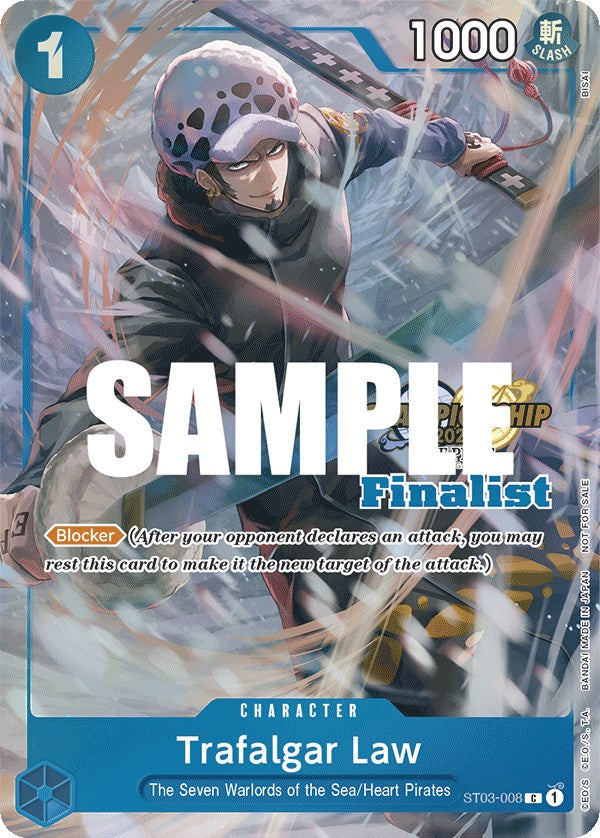 Trafalgar Law (CS 2023 Top Players Pack) [Finalist] [One Piece Promotion Cards] | Good Games Modbury