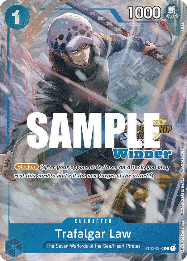 Trafalgar Law (CS 2023 Top Players Pack) [Winner] [One Piece Promotion Cards] | Good Games Modbury