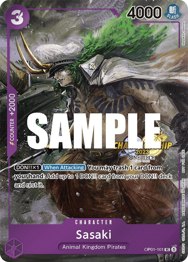 Sasaki (CS 2023 Event Pack Finalist Ver.) [One Piece Promotion Cards] | Good Games Modbury