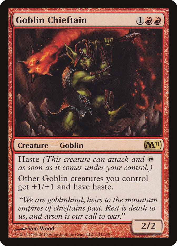 Goblin Chieftain [Magic 2011] | Good Games Modbury